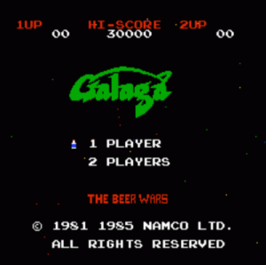 Galaga Beer Wars (Hack) ROM