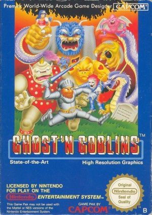 Ghosts & Goblins Hardtype (Hack) ROM