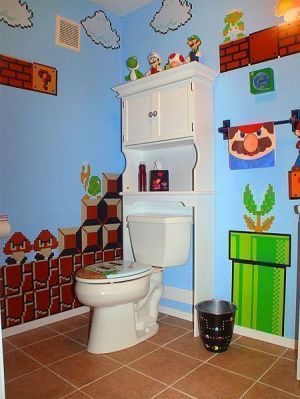 Toilet Mario (SMB1 Hack) [a1] ROM