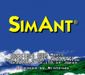 Sim Ant (37113) ROM