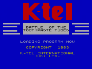 Battle Of The Toothpaste Tubes (1983)(K-Tel Productions) ROM