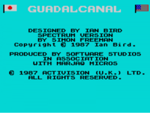 Guadalcanal (1987)(Activision) ROM