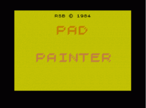 Pad Painter (1984)(Green Fish Software Enterprise) ROM