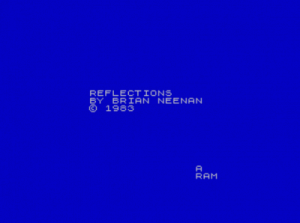 Reflections (1983)(Artic Computing)[a][16K] ROM