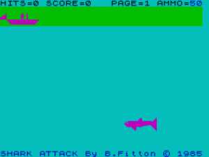 Shark Attack (1983)(Romik Software)[16K] ROM