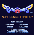 Parodius Non-Sense Fantasy